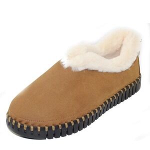 Ilse Jacobsen 9 Tulip 3150‎ Textile Women's Slip On Shoes Slippers Faux Fur Tan
